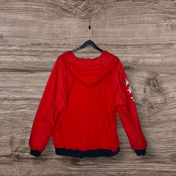 Disney Parks Walt Disney World Red Mens XL Hooded Sweatshirt Full Zip Jacket - Picture 2 of 7